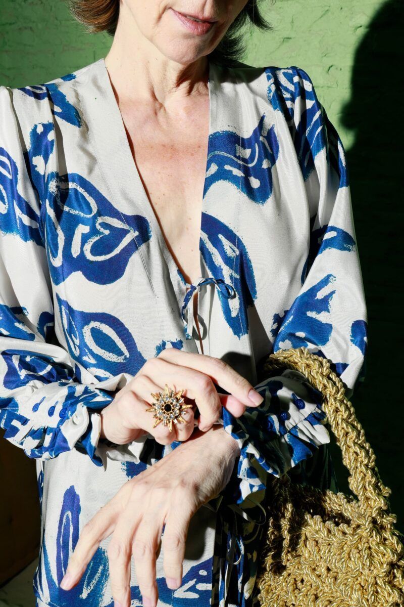 Blusa Ocean Butterflies - Una buena idea como vestido para eventos - Arena Martínez - 13