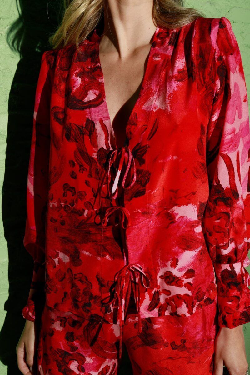 Coral Reef V Blouse - Look de invitada de boda - Arena Martínez - 6