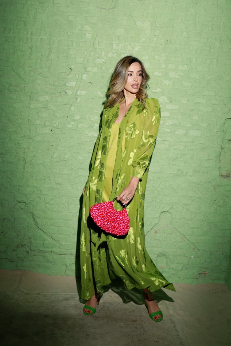 Slow Fashion made in Spain - Arena Martínez - Green Floral Dress - 02