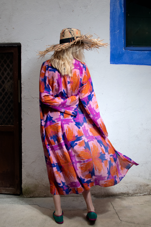 Moda lenta hecha en España - Arena Martínez - Rosa Kimono - 5